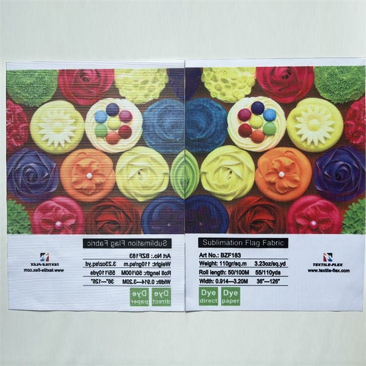 Dye Sublimation Flag Banner Material